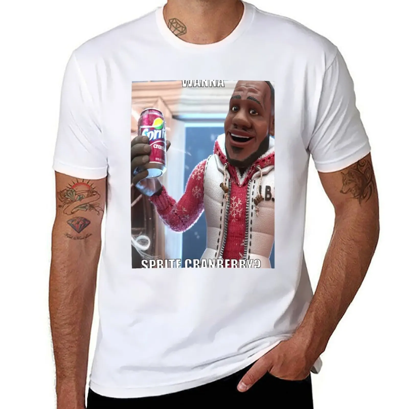 Sprite Cranberry - Wanna Sprite Cranberry? Meme ****TOP ZOZZLE**** T-Shirt t shirt man plain man t shirt cotton T-Shirt