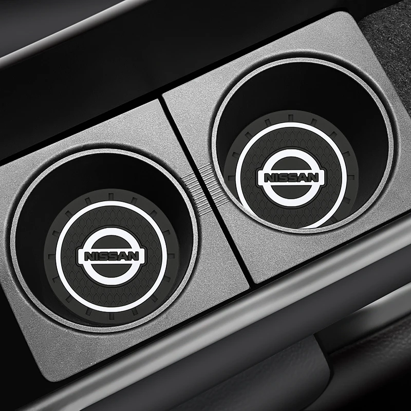 سيارة حامل الكأس حصيرة هلام السيليكا كوستر المياه الديكور لنيسان X-trail قاشقاي ملاحظة جوك سنترا ميكرا اكسسوارات السيارات التصميم