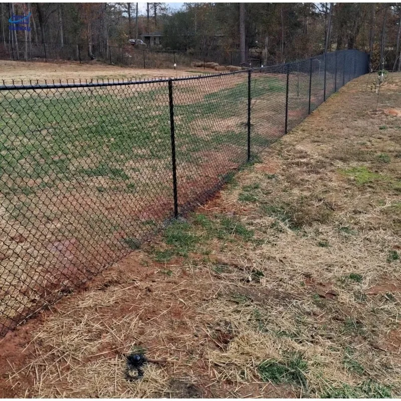 Customization Cheap Factory Direct Sale Black Chain Link Farm Fence Panels