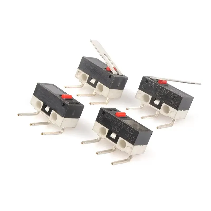 10pcs Micro Switch Roller Lever Arm PCB Terminals Micro Limit Normal Close/Open Switch Stroke Limit Switch Contact Button - view 5