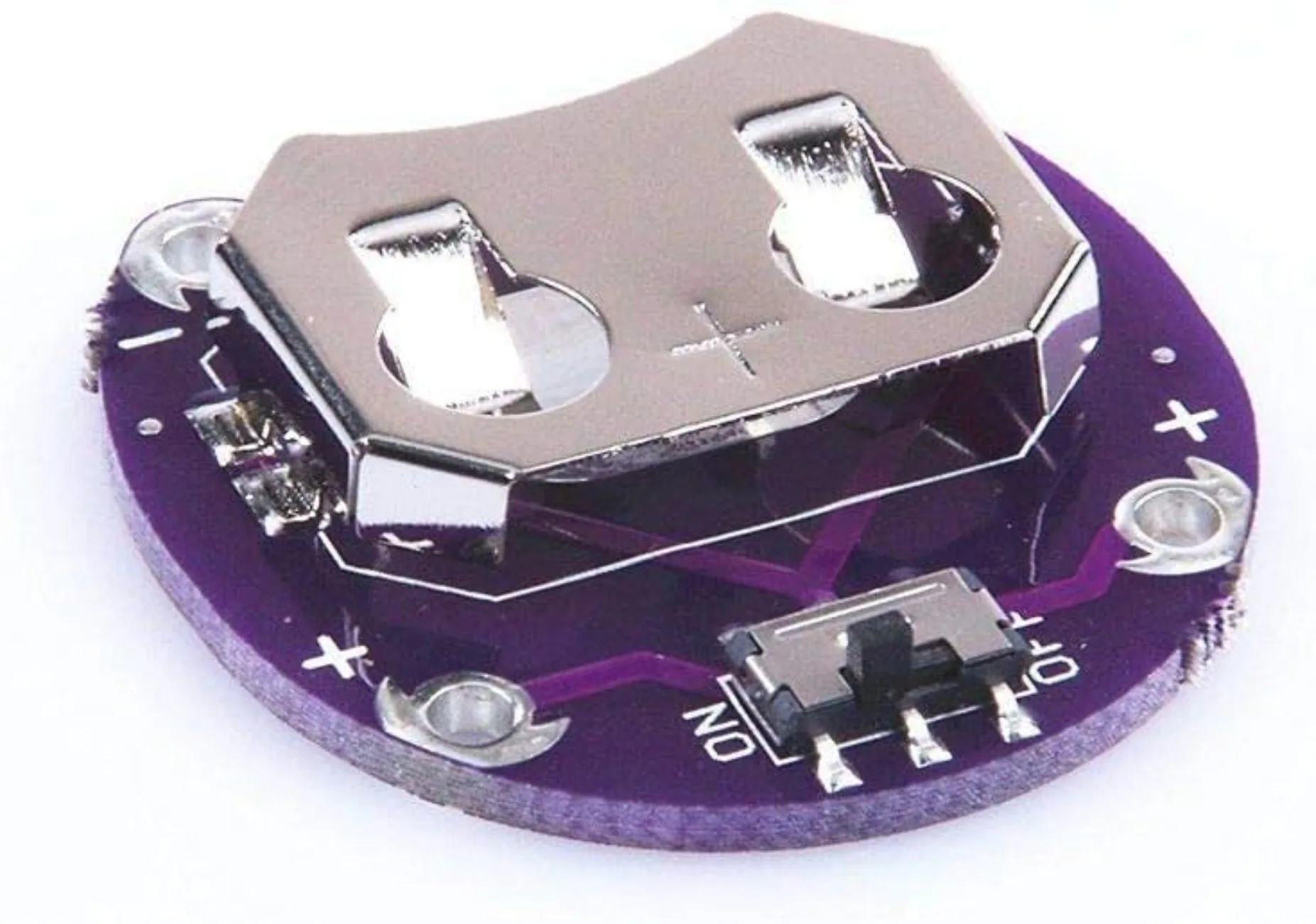 Soporte de batería Lilypad Coin para CR2032 - Módulo de carcasa de soporte de batería para proyectos electrónicos de bricolaje