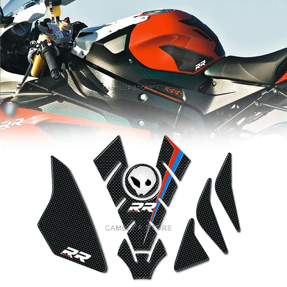 

Motorcycle Sticker Set - New 3D 3D Epoxy Resin Waterproof Motorcycle Fuel Tank Floor Protection Sticker for BMW S1000 RR SBK