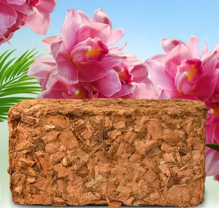 500g Green Natural Plant Coconut Brick Universal Organic Nutrient Soil Coarse Grain Coconut Brick For Garden Vegetables