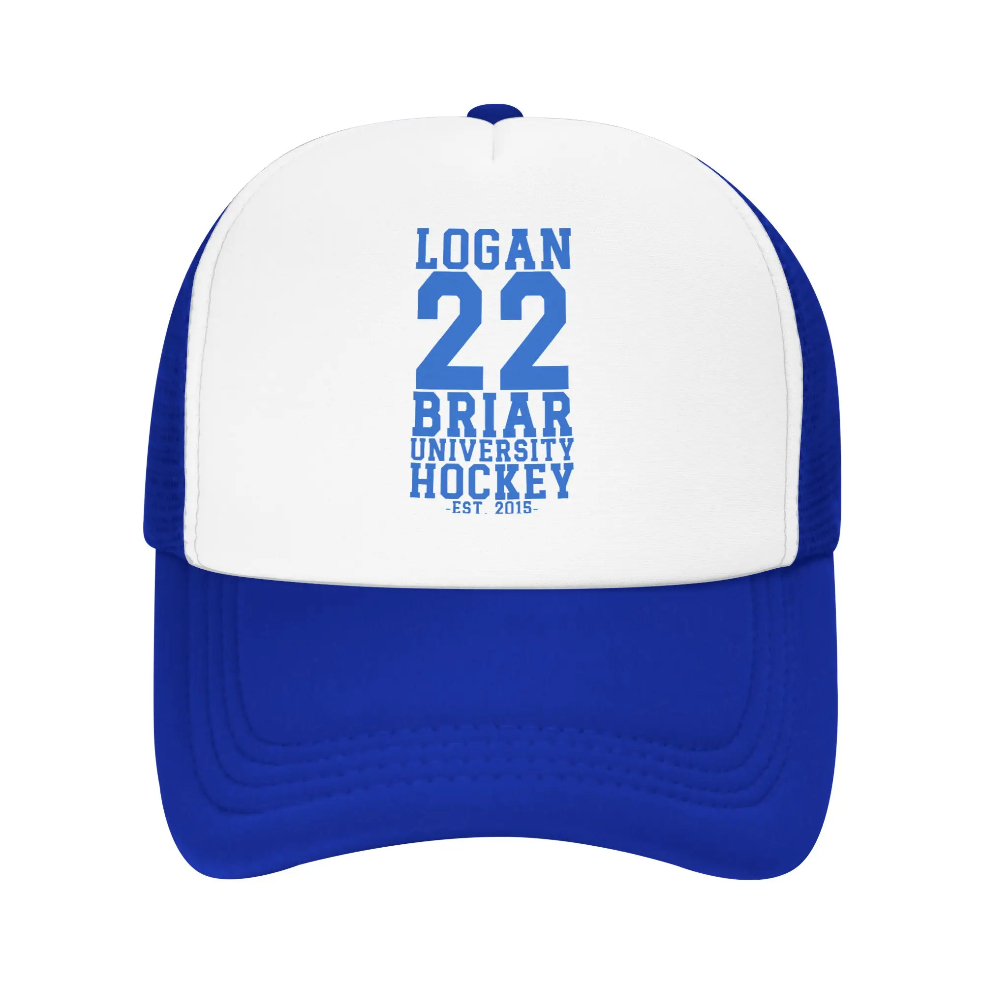 Gorra Trucker de Malla y Espuma Logan 22 Briar University Hockey Est 2015 Off Campus, Gorras de Sol con Malla Trasera para un Look Casual y Fresco