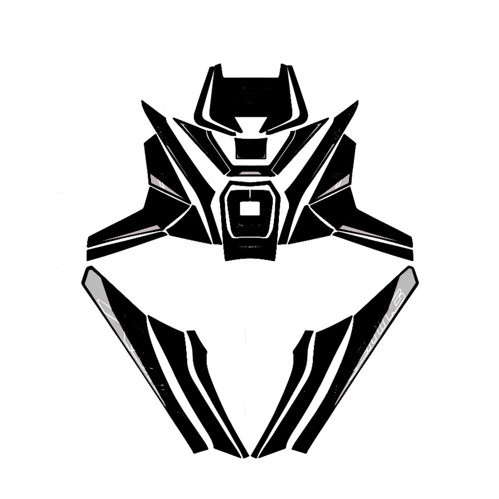 Motorcycle Fuel Tank Sticker Body Protection Sticker Anti-slip Sticker Modified Accessories For KYMCO X350 Xciting X350 2025