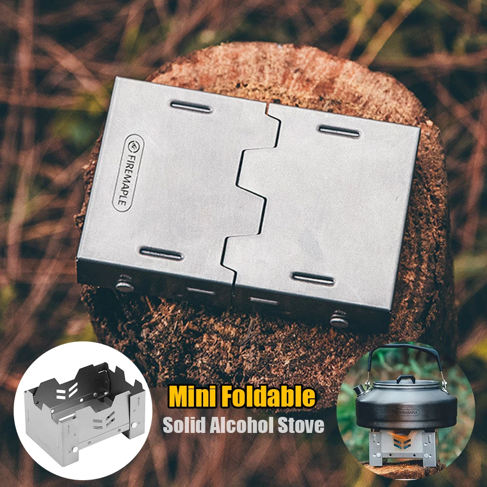 

Мини-складная твердая спиртовая плита, утолщенная твердая спиртовая горелка, спиртовая складная плита, хорошая посуда для походов на барбекю на открытом воздухе