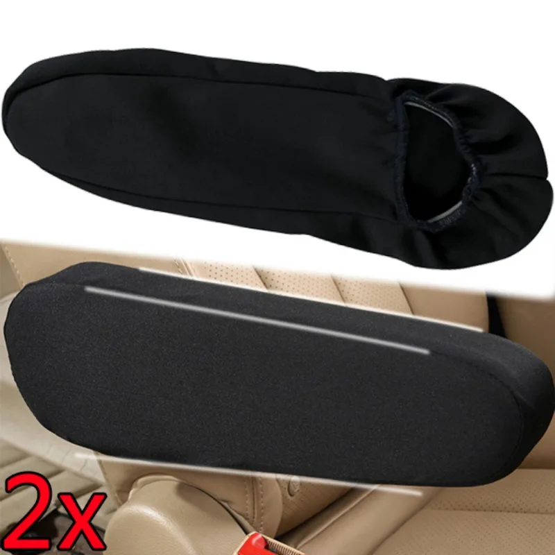 Car Seat Armrest Cover Soft Comfortable Elastic Cloth Universal Auto Interior Armrest Dust Proof Hand Armrest Protector Covers