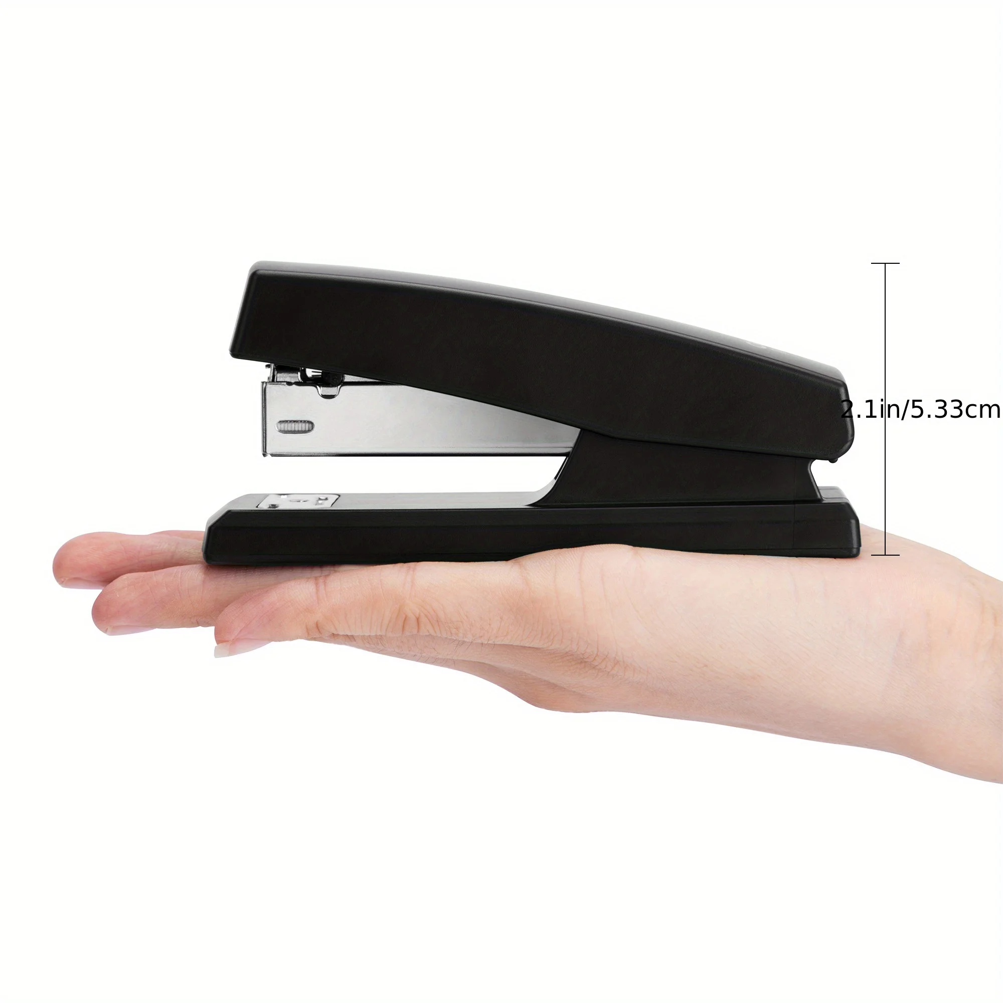 Deli 0425 Heavy-Duty Stapler with 1 Box of Staples 20 Sheet Capacity Labor-Saving Design for Office School Stationery Supplies