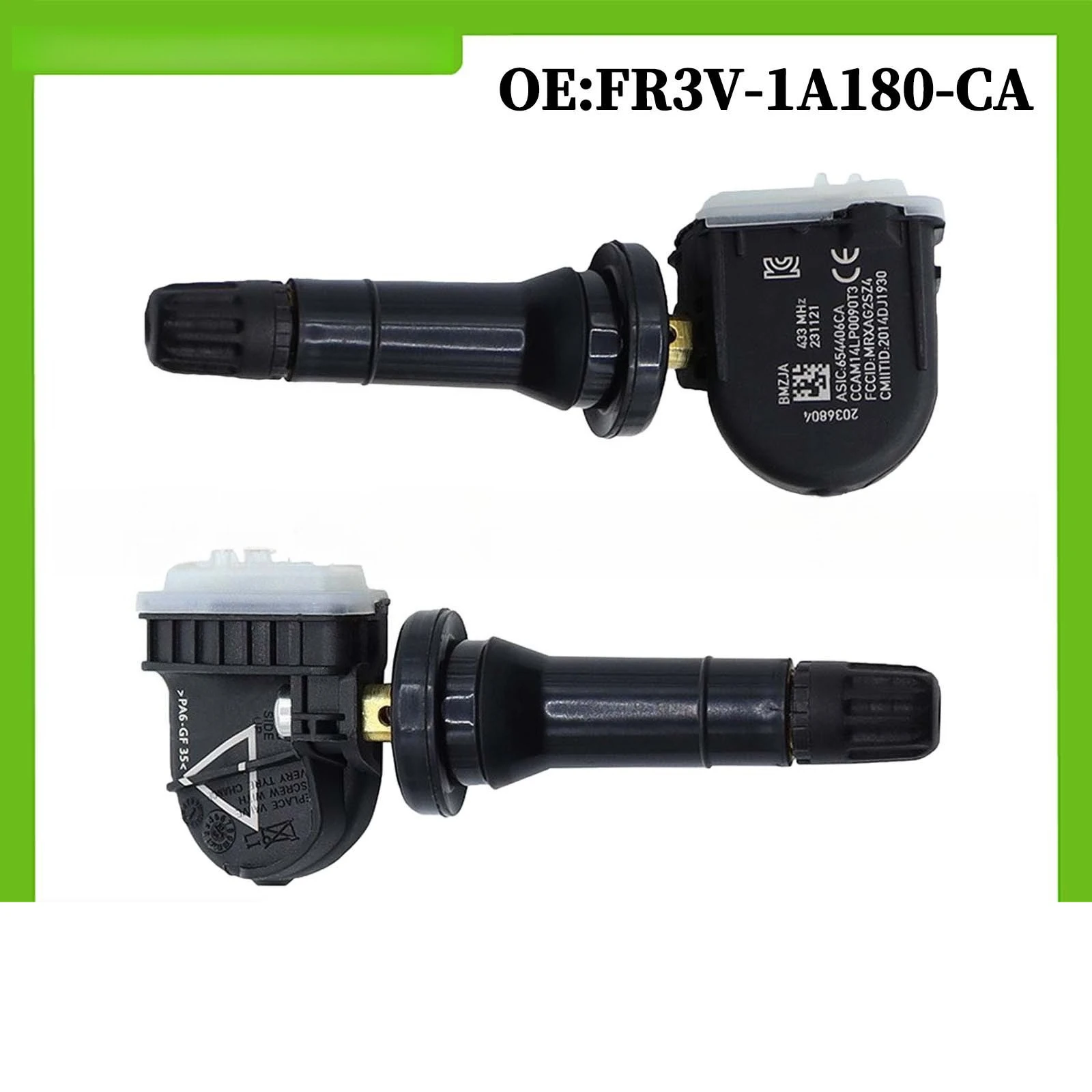 

FR3V-1A180-CA FR3V1A180CA 4pcs Tire Pressure Sensor for ford F250 F350 F450 Super Duty 2017 2018 2019 433Mhz