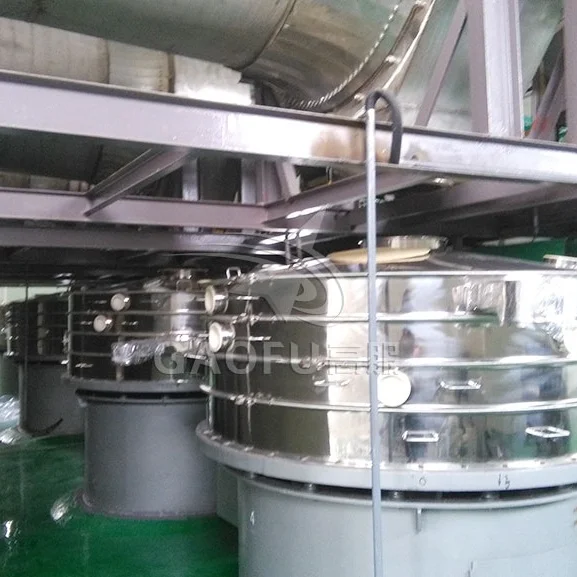 Animal Manure Industrial Screening Machine Stainless Steel Round Vibrating Screen Separator Sieve with Capacity 3-5 T/H