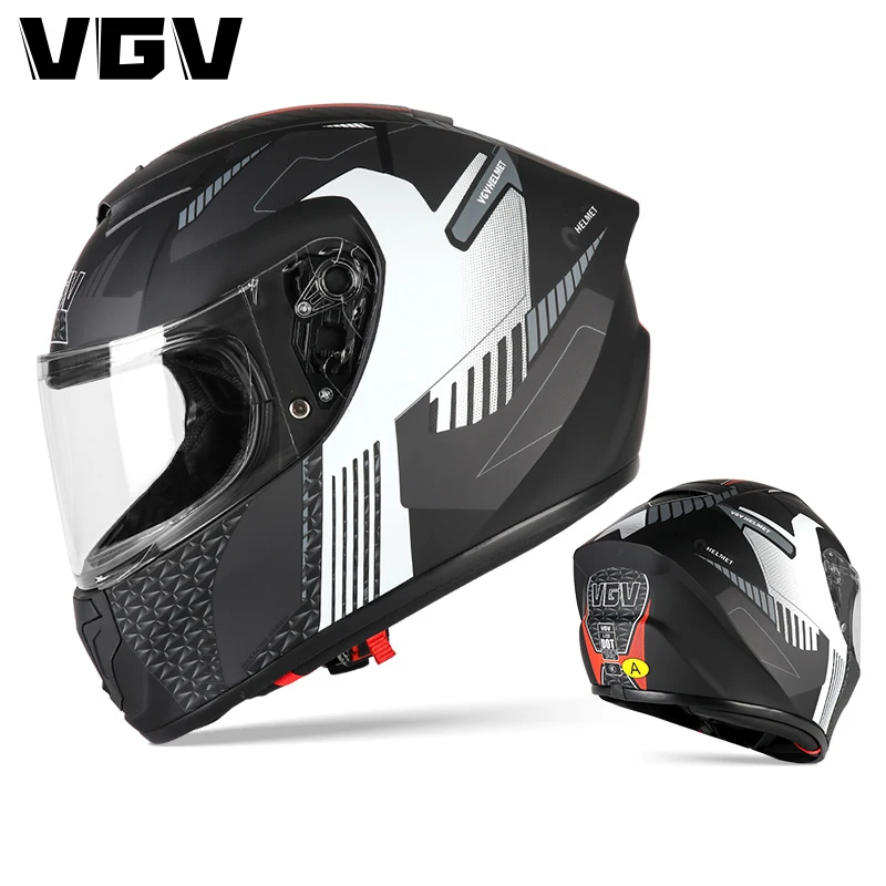 

VGV L02 Retro motorcycle helmet men's summer personalized bluetooth full helmet women's electric motorcycle helmet four seasons