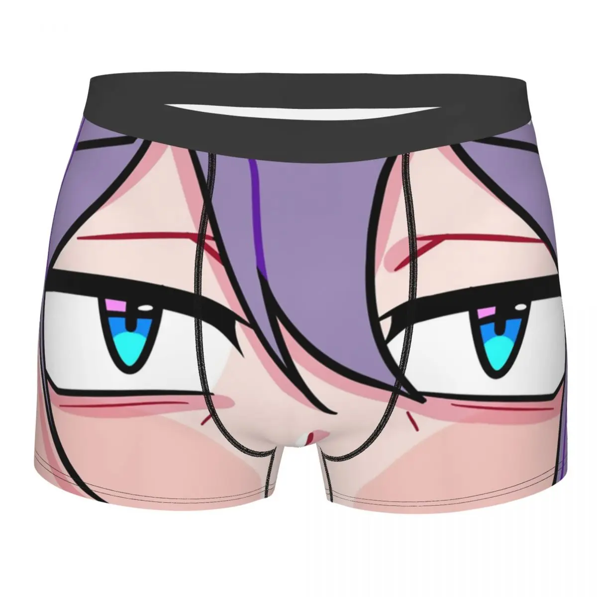 Genshin Impact Jakurai Face Underwear Men Sexy Print Customized Funny Print Boxer Shorts Panties