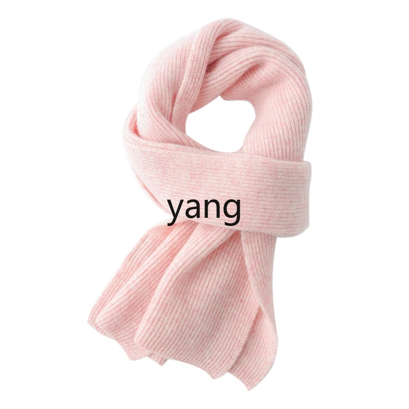 

LMM12 needle knitted cashmere scarf female and male pit strip rectangular thermal knitted shawl