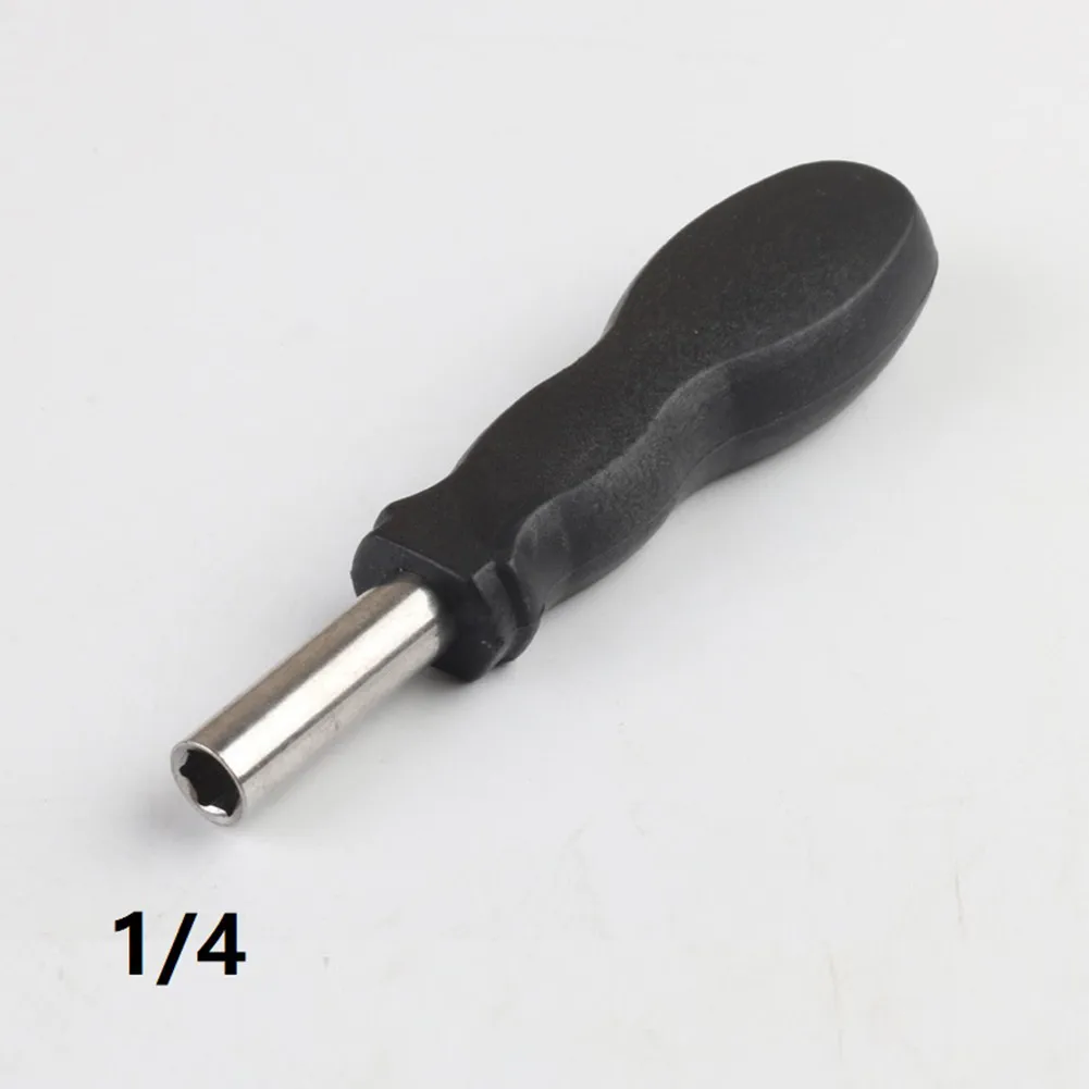 

Hex Handle Screwdriver Handle 1/4Inch 45# Steel For Screwdriver Bits With A Shank Diameter Of 6.35mm (1/4Inch) Hex