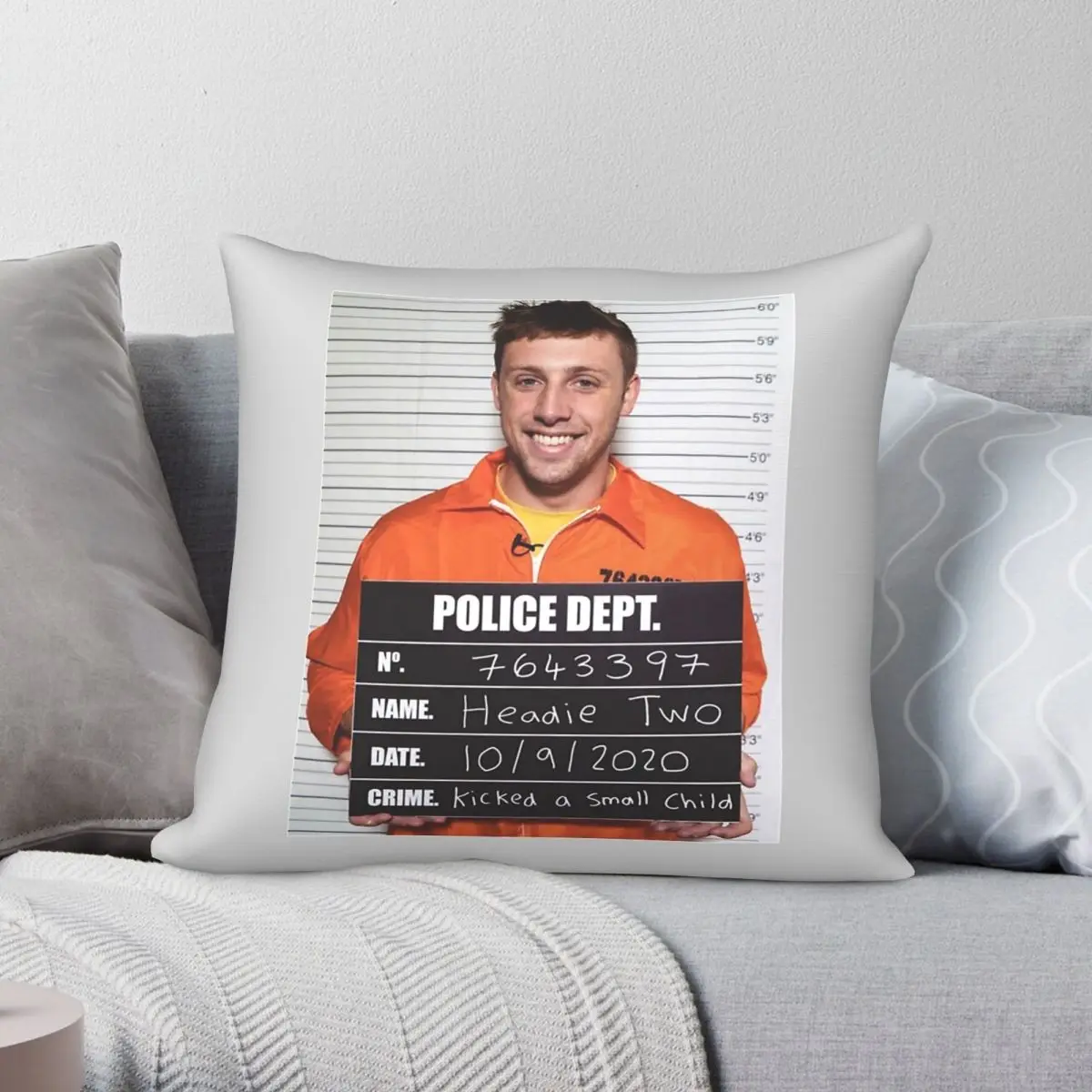 Sidemen Harry Lewis Wroetoshaw Square Pillowcase Polyester Linen Velvet Creative Decorative Throw Pillow Case Home Cushion Cover