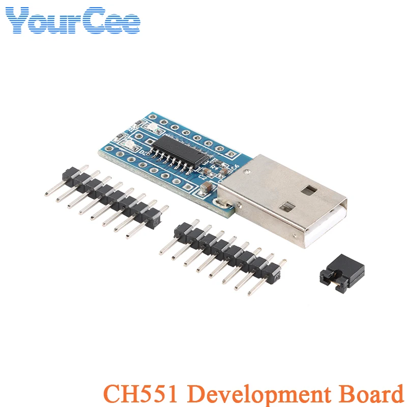 CH551 CH552 Development Core System Board USB Communication 51 Single Chip Microcomputer Module