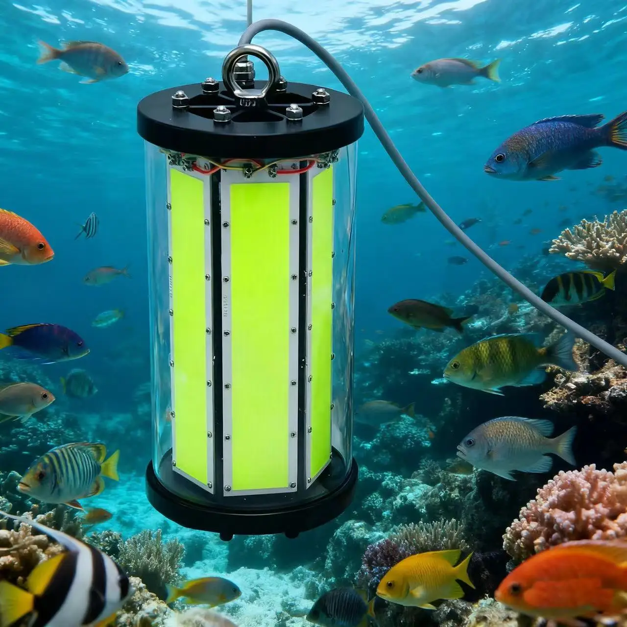1000w Deep Sea Fishing Light with Remote Control Submersible Squid Octopus Attract