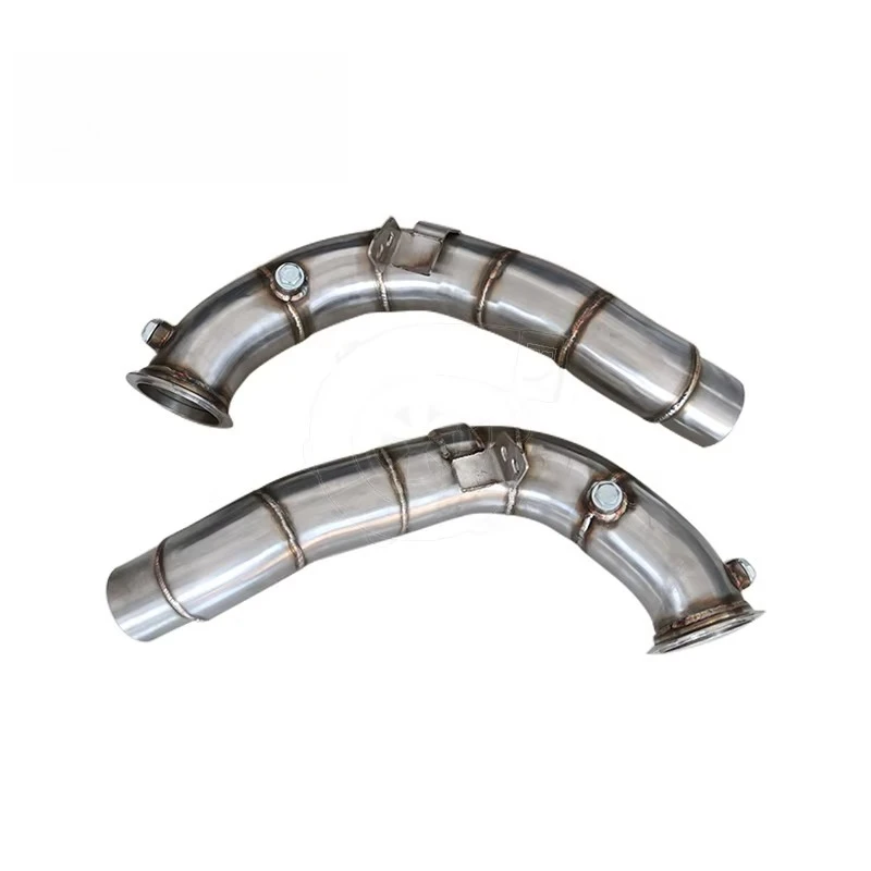 M performance exhaust downspout for F10 F12 F13 M5 M680mm S63