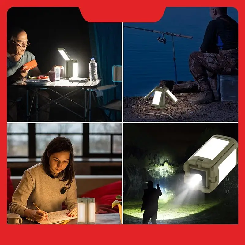 Folding Camping Lantern Rechargeable, 14000Mah LED Light For Tent Outdoor, IPX5 Waterproof, 6000LM Camping Lights