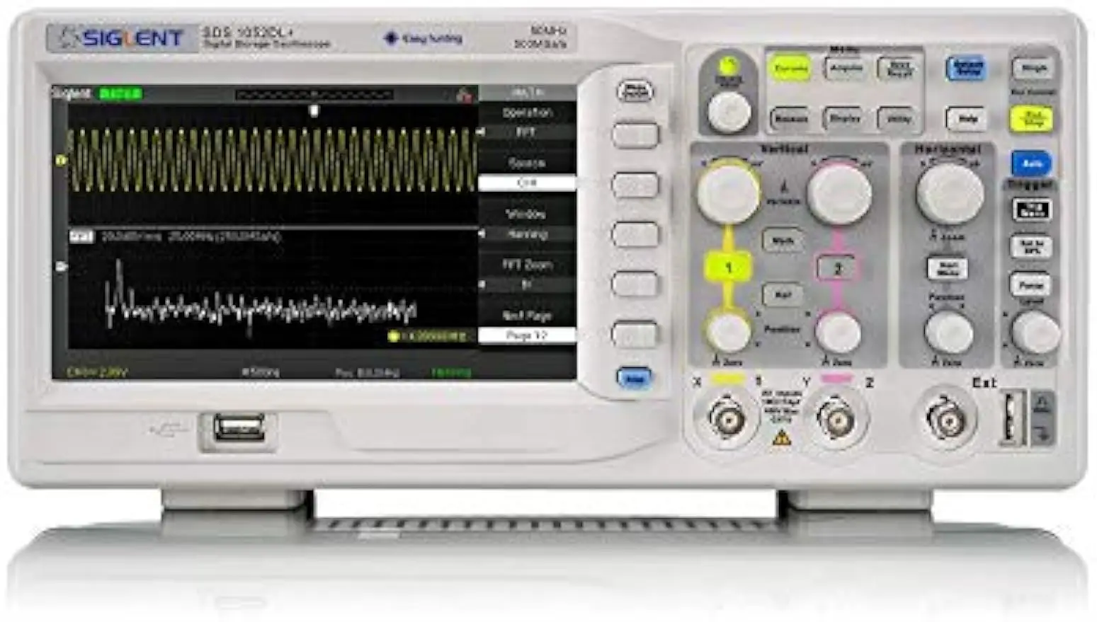 

Цифровой осциллограф Siglent Technologies SDS1052DL + 50 МГц