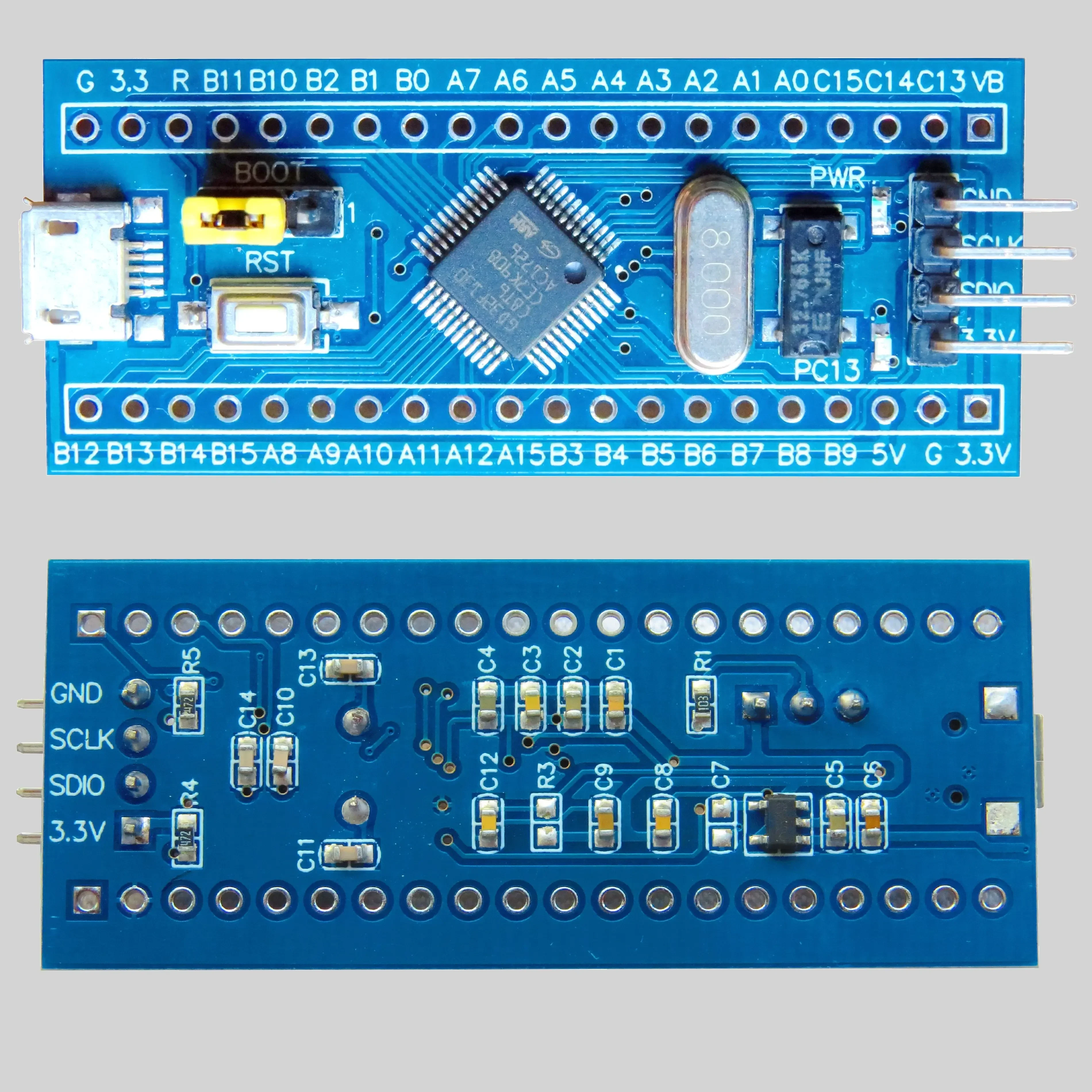 

La placa central Cortex M3 de Gd32f130c8t6 reemplaza a STM32 con la placa desarrollo del sistema más pequeña Gd32f130