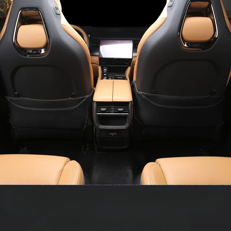 

Для Lynk&Co 09: Защитная накладка на спинку сиденья от ударов ногами, специальная кожаная накладка на задний подлокотник, аксессуары для интерьера