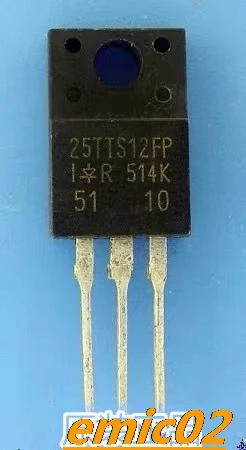 

10 шт., оригинальный товар, 25TTS12FP TO-220F 25A 1200V