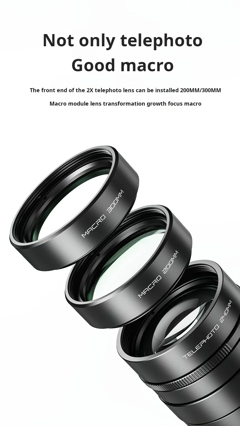 NEEWER عدسة المقربة 2X التكبير عدسة ماكرو خارجية آيفون فيفو Xiaomi oppo سامسونج عدسة الهاتف المحمول