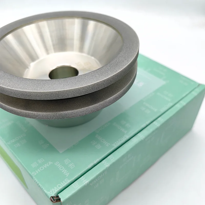 SHOWA 11C9 Electroplated Diamond Bowl-Shaped Grinding Wheel for Tungsten Steel Tool Dressing Machine Grinding Wheel Alloy