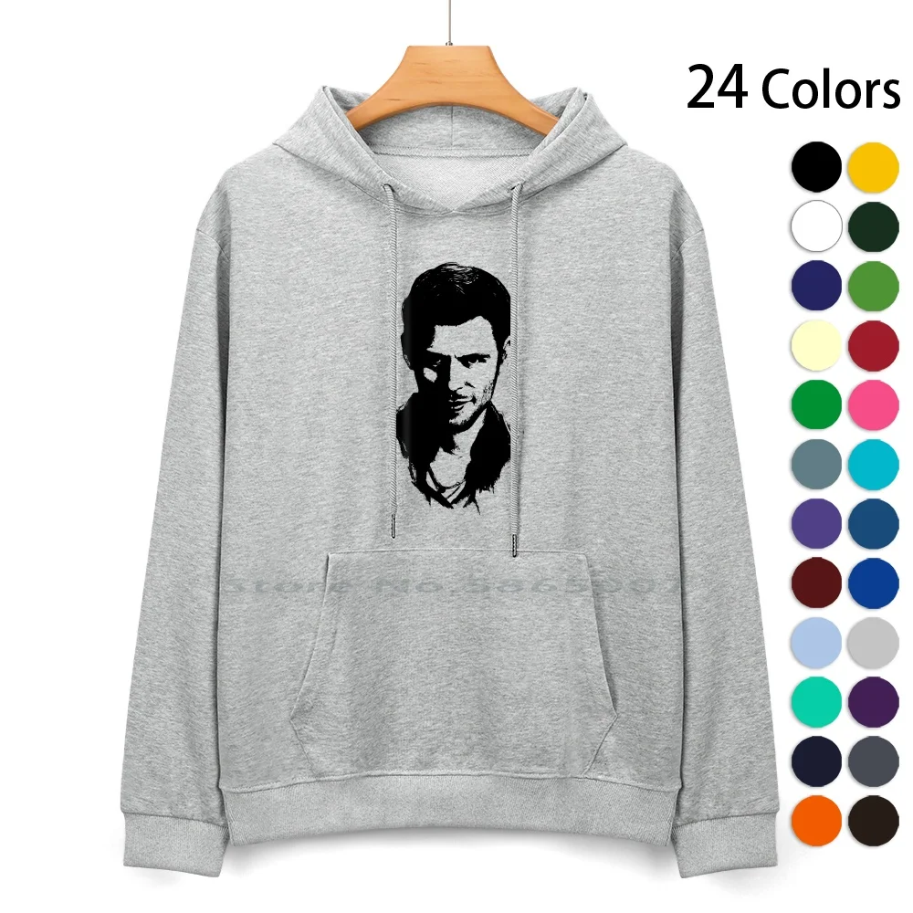 Niklaus Mikaelson Fan Art Essential Cotton Hoodie Sweater 24 Colors The Originals Tvd Joseph Morgan Face Movie Vampire Klaus