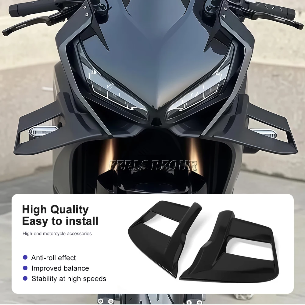 Для CBR650R CBR 650R 2019-2023 мотоциклетный обтекатель капота, обтекатель крыла с фиксированным крылышком, защитный корпус с обеих сторон, спойлер