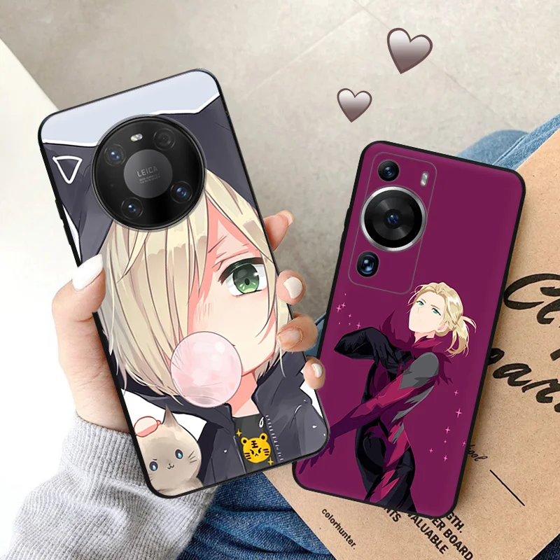 Phone Case For Motorola G200 One Fusion G30 G31 Huawei P20 P30 P40 Lite P-Smart Z iphone6 YURI On ICE Matte Soft Cover