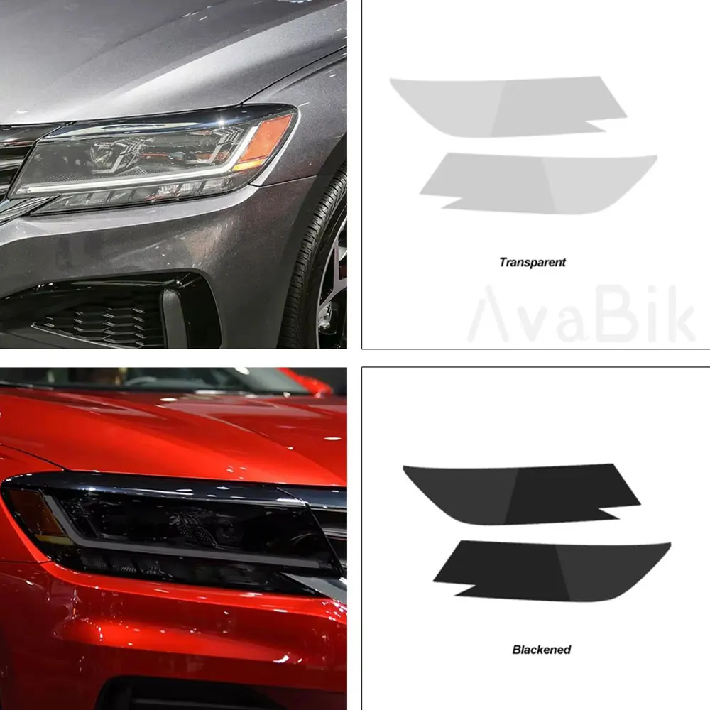 

Car Headlight Protective Film Headlamp Transparent Black TPU Sticker for Volkswagen Passat B8 2015-2020 NMS 2019-On Accessories