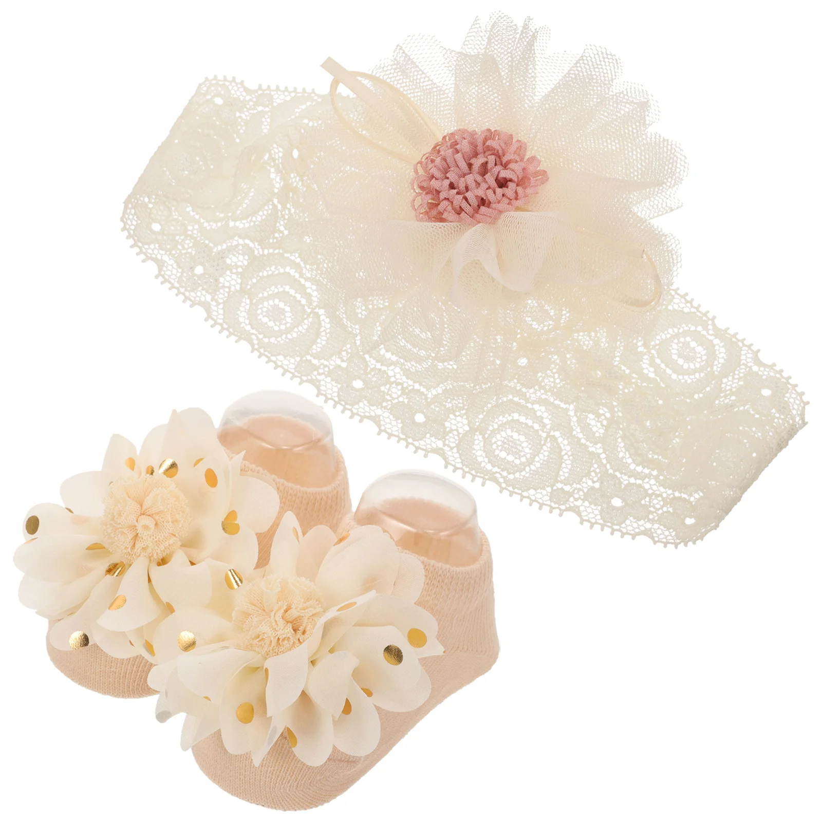 

Baby Headband Set Cute Headbands for Party Flower Socks Hair Toddlers Newborn Girl Kids