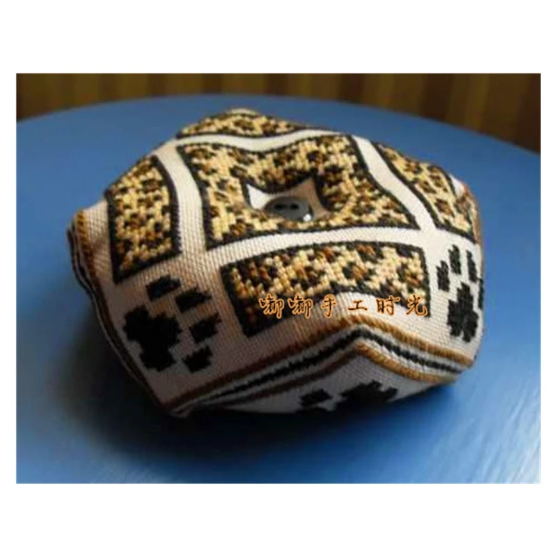 Cross stitch kit Bun needle Insert Leopard Print can be Customized Printed cloth hand Embroidery Material Bag