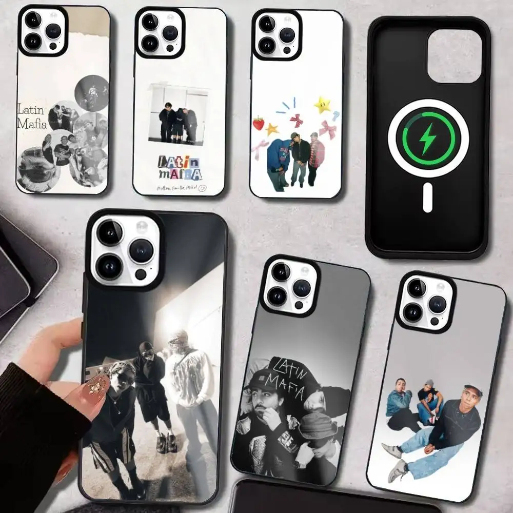 

L-Latin M-Mafia Phone Case For iPhone17,16,15,14,13,12,11 Plus,Pro Max For Magsafe Wireless Charging