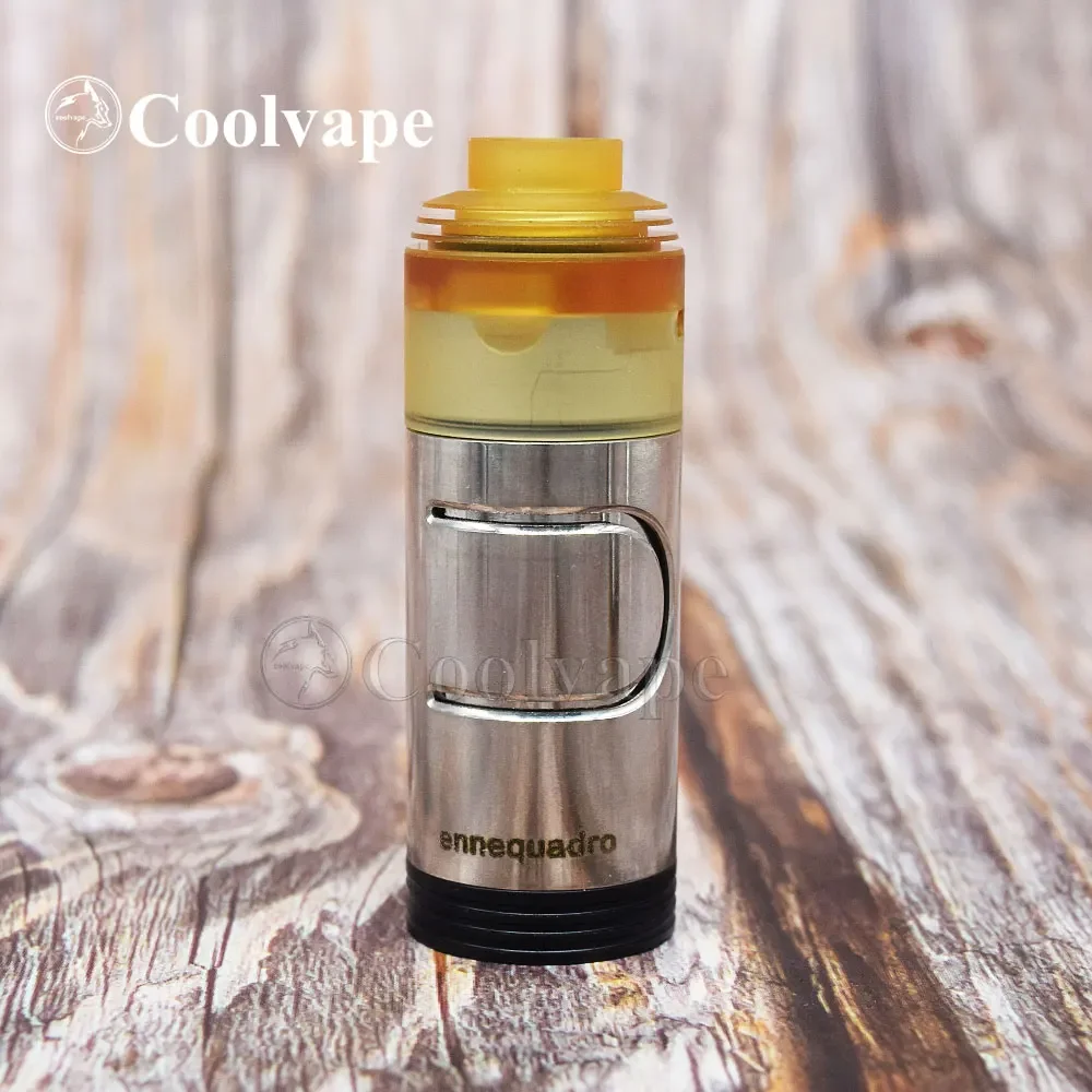 coolvape ennequadro mod with Hussar 2.0 RDA fit 18350 battery 22mm 316ss mechanical vape vs hellfire v6 kit HAKU VENNA V2 RDA