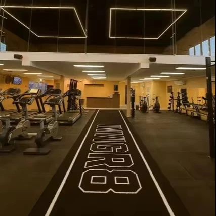 

Anti-Slippery Heavy Duty Training Area Black Superior Quality Hyrox Floor Gym Flooring Mat