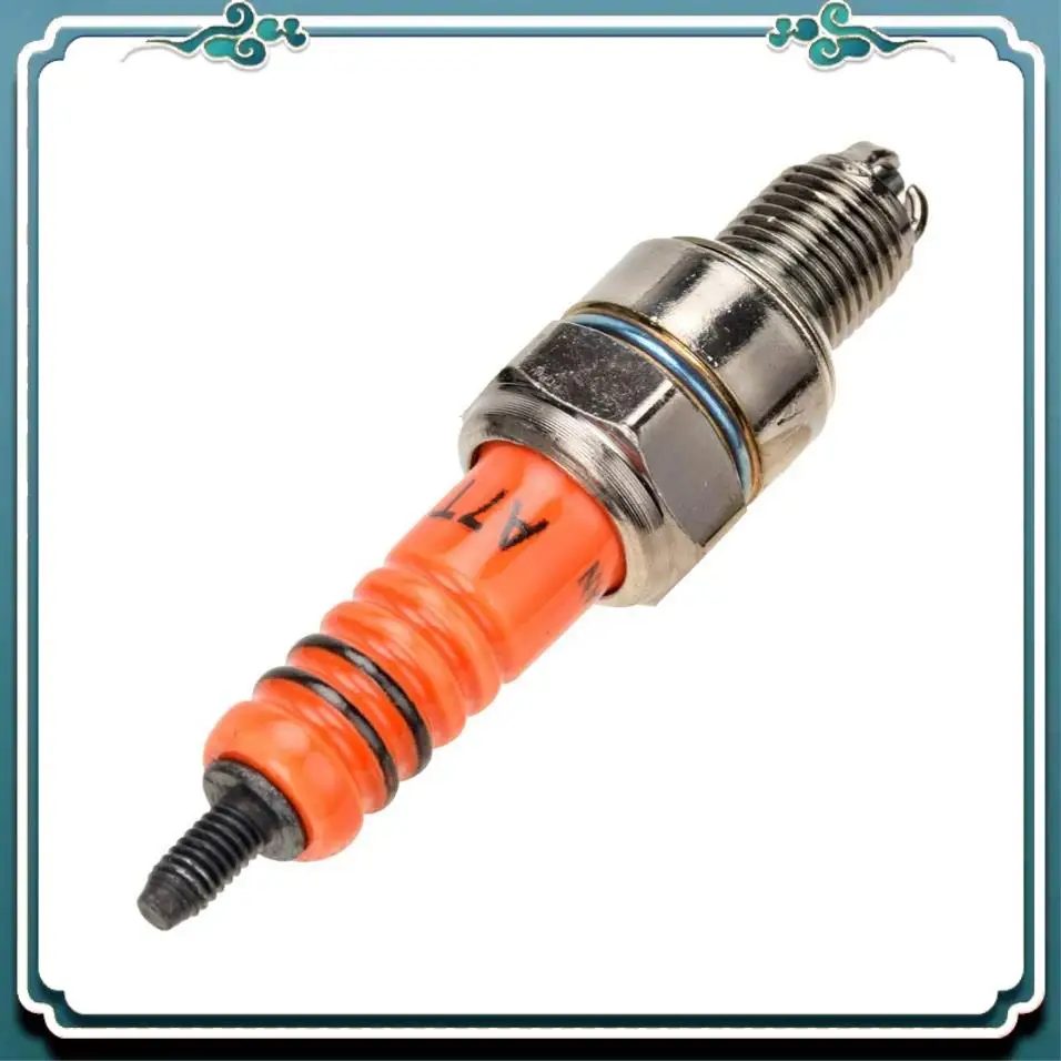Premium Motorcycle Spark Plug A7TJC Modification GY6 50Cc 70Cc 90Cc 110Cc 125Cc ATV Dirtbike 50 125 150Cc 3 Electrode Spark Plug