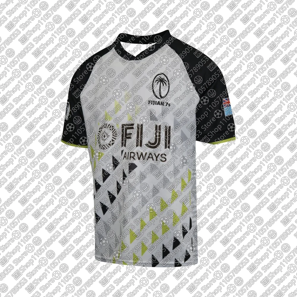 2026-27 New 3D Print T-Shirt Fiji 7s Rugby Breathable Shirt Fijian Drua Rugby Jersey Training Clothes Top Loose Sports Style