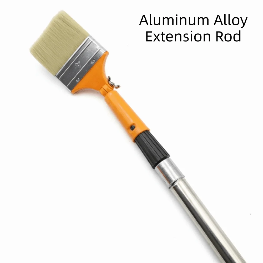 

New Material Plastic Handle Adjustable Paintbrush Adjustable Brush Head 360° Elbow 360° Bend Pipe Replaceable Brush Head