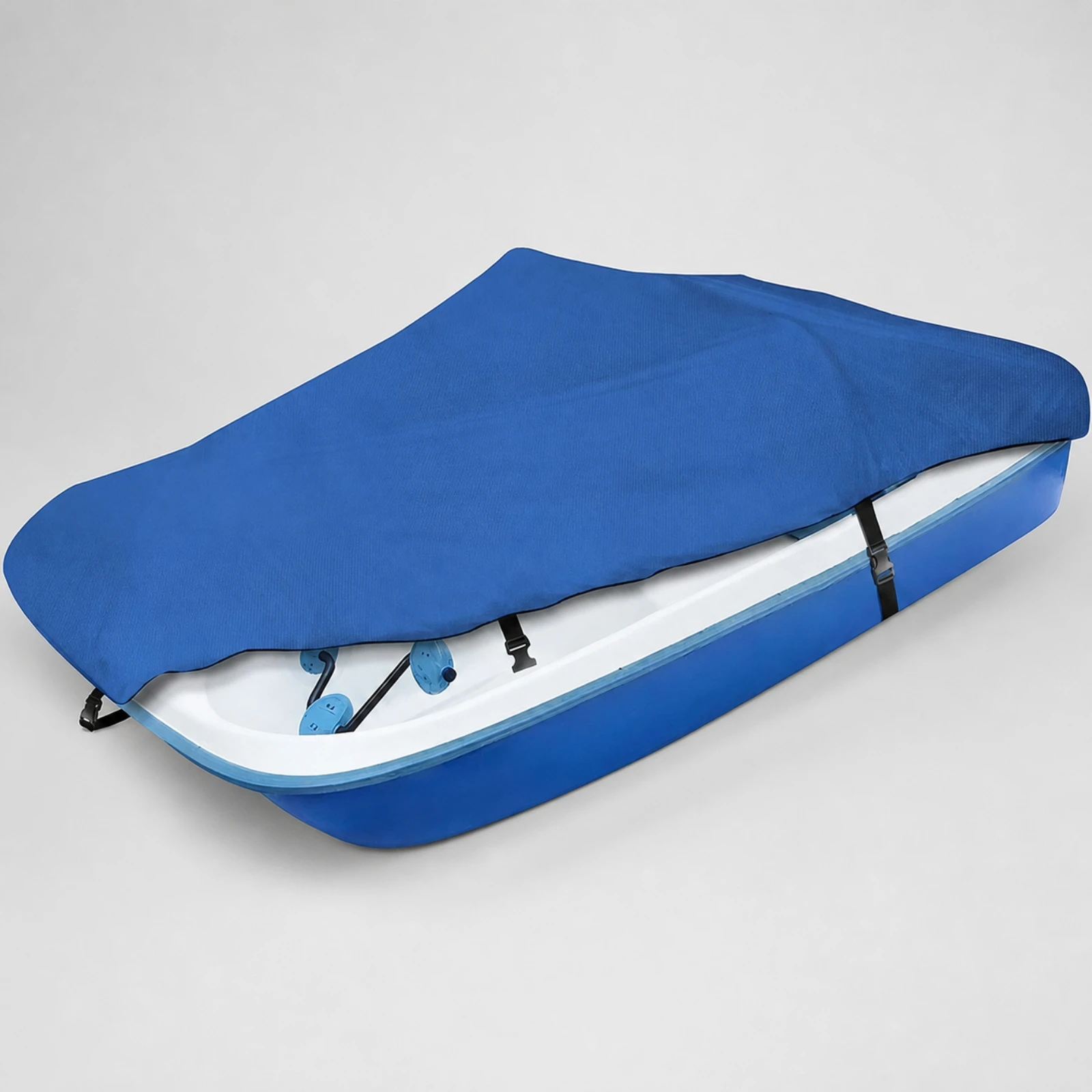 Oxford Polyester Pedal Boat Cover Waterproof Pedal Boat Storage Cover Snowproof Weather-Ready for Boating Outings, Fishing Trips