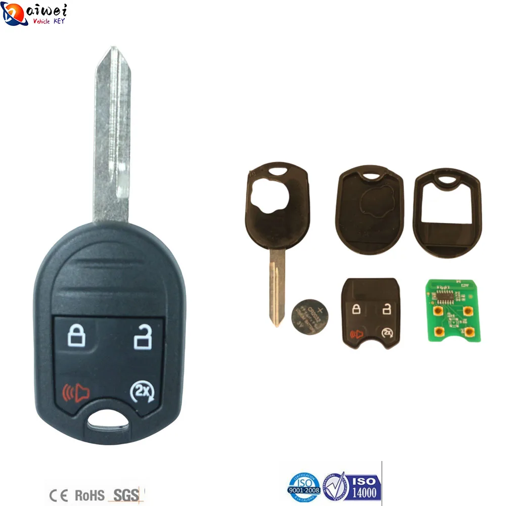 

315MHz 4-button universal Ford Focus,Edge Smart Remote Flip Car Key Long lasting quality Auto Parts