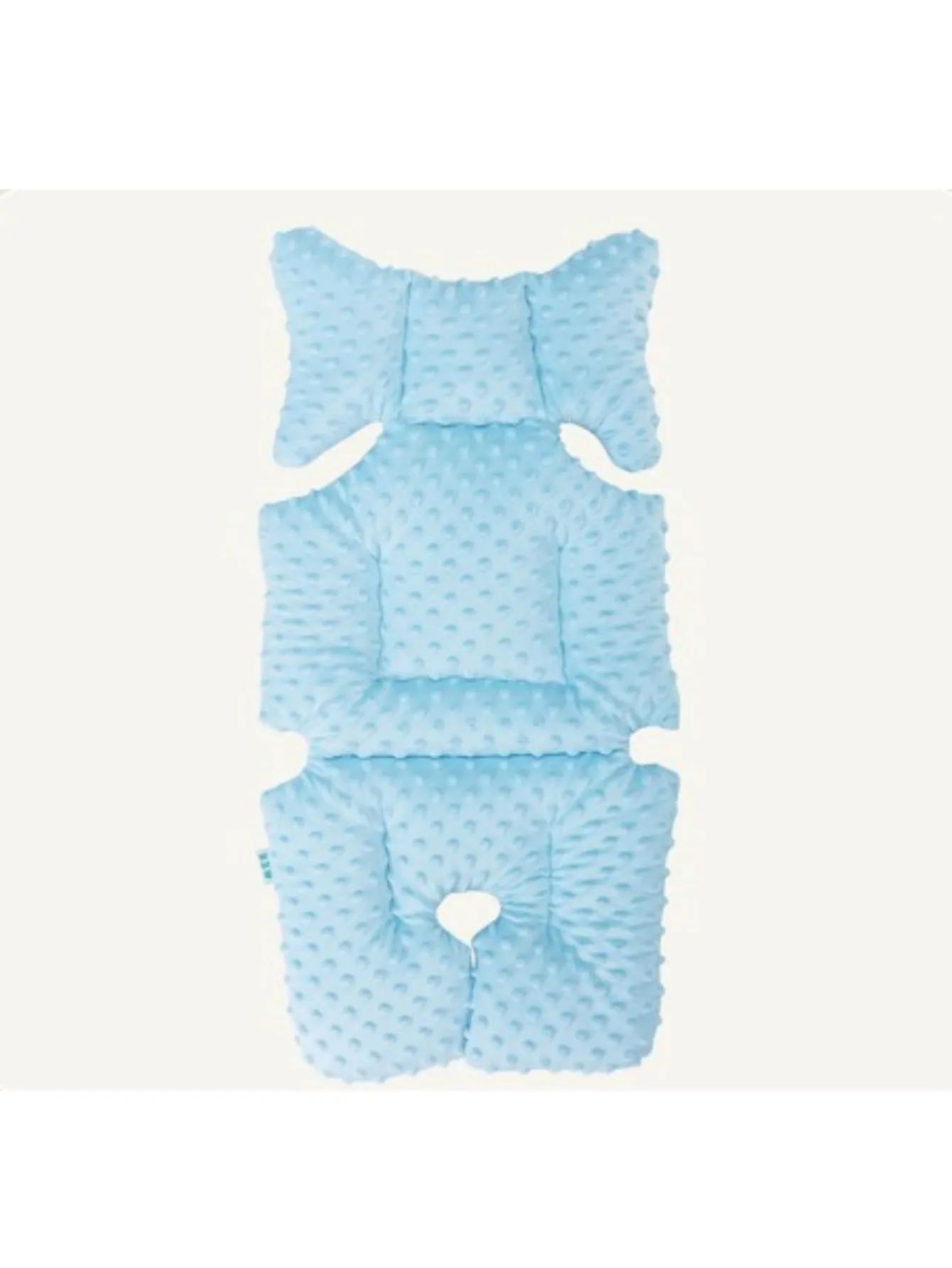 New Sky blue stroller cushion, bean down, breathable fabric, soft and skin-friendly on both sides.