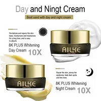 AILKE crème blanchissante pour le visage, réduit les taches foncées, les taches solaires, la mélanine, avec collagène, la glutathion, même le teint pour tous les Types de peau 2