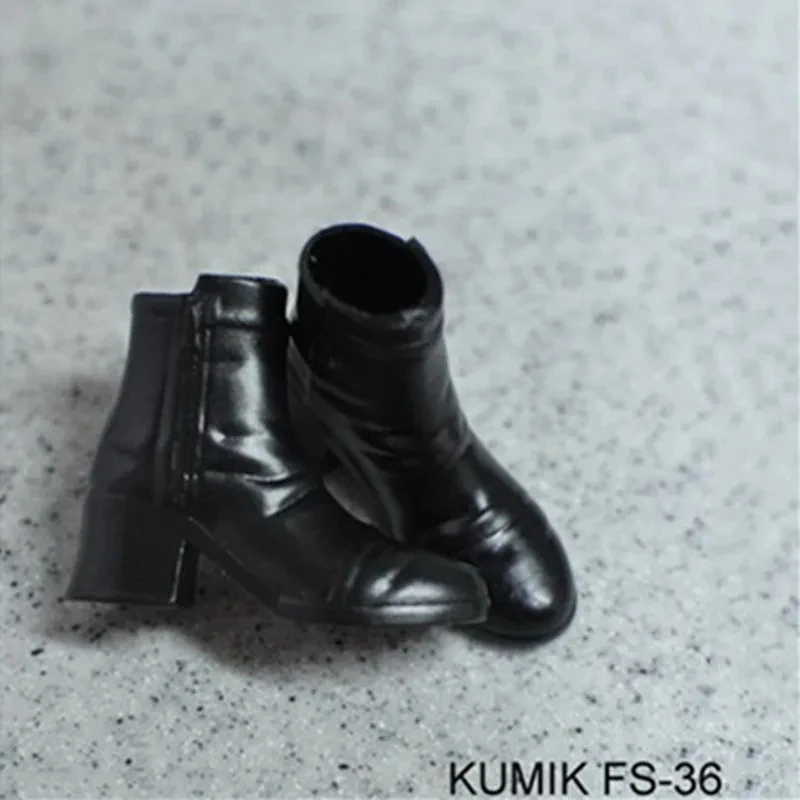 Kumik 1/6 Women Soldier Boots Black Shoes Female Boots Models For 12In Soldier Action Figure Model Toys Fs-33 Fs-34 Fs-35 Fs-36