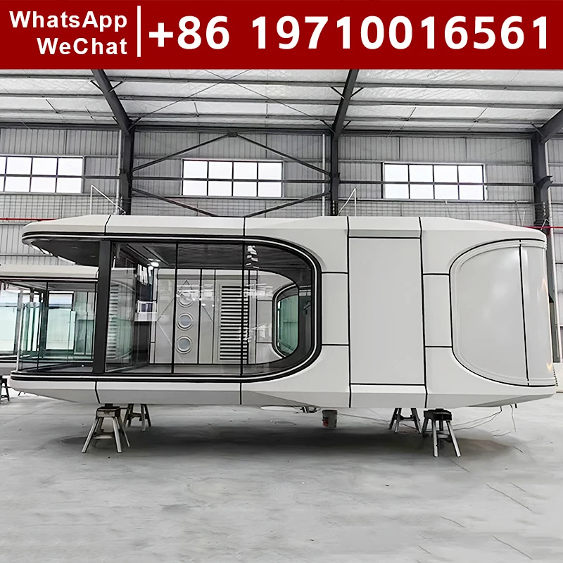 Garden Houses Prefabricated Real House Tiny Home Prefabricated House for Spain Pre Fab Homes Space Capsule Home Buildings Prefab