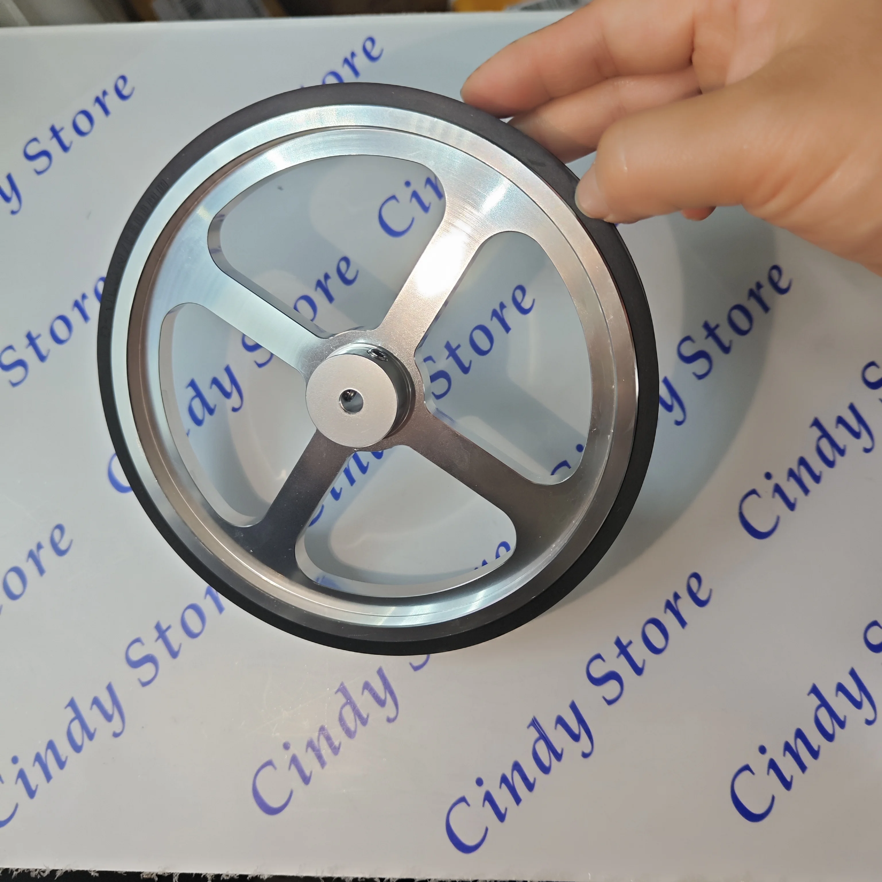 Aluminium Silikon Industrie ovw2 Encoder Rad Meter Messrad für Drehgeber Silikon Gummi Rad des Drehgebers