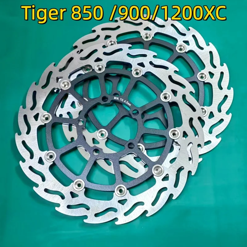 The flame-finished aluminum wheel hubs are suitable for Tiger 850 / 900 / 1050 / 1200 XC/GT/S/RS/RR/Rally/Scrambler 1200 XC / Ro