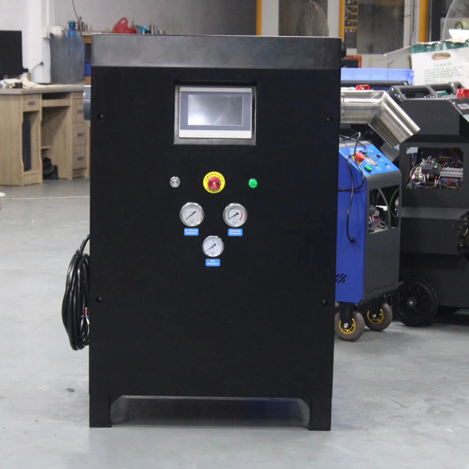 Small Dry Ice Maker 50kg/h Dry Ice Pelletizer Machine Price Portable Dry Ice Cleaning Machine Sale